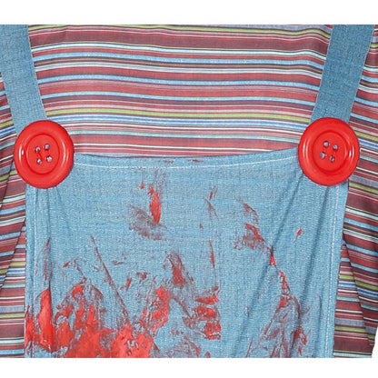 Blue-Multicoloured - Back - Fiestas Guirca Teen Boys Creepy Doll Costume