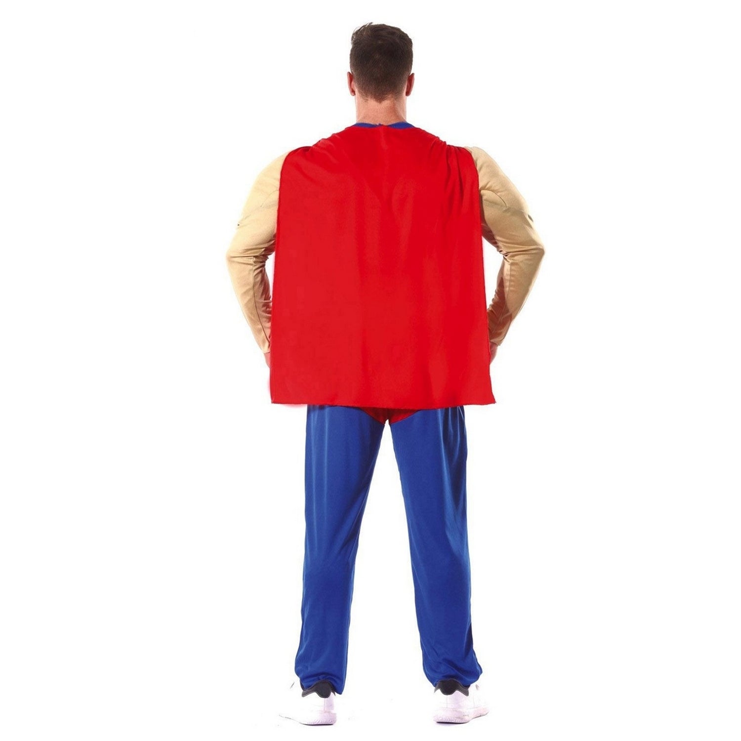 Blue-Red - Back - Fiestas Guirca Mens Beer Man Costume Set