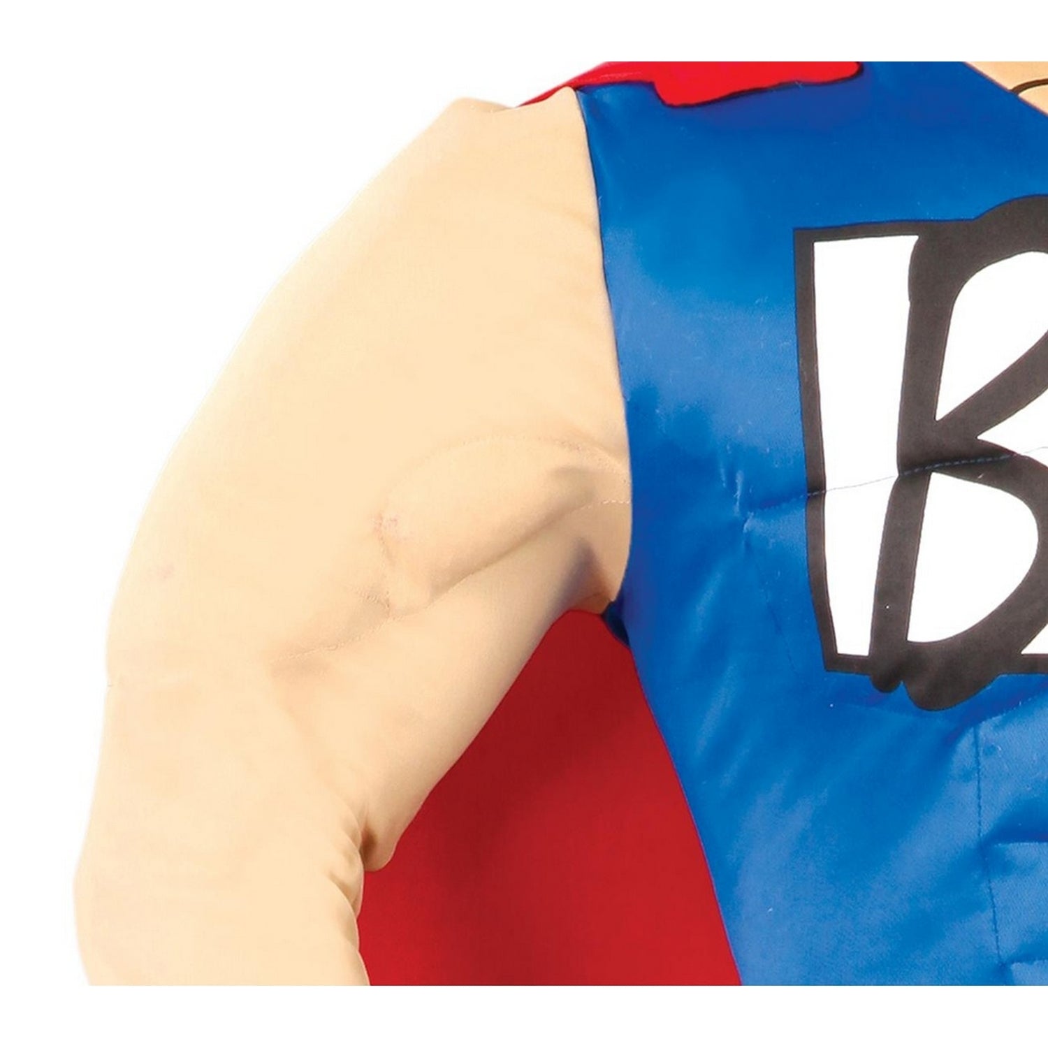 Blue-Red - Side - Fiestas Guirca Mens Beer Man Costume Set