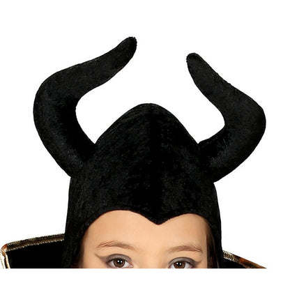 Black-Lilac - Side - Fiestas Guirca Girls Evil Fairy Costume Set