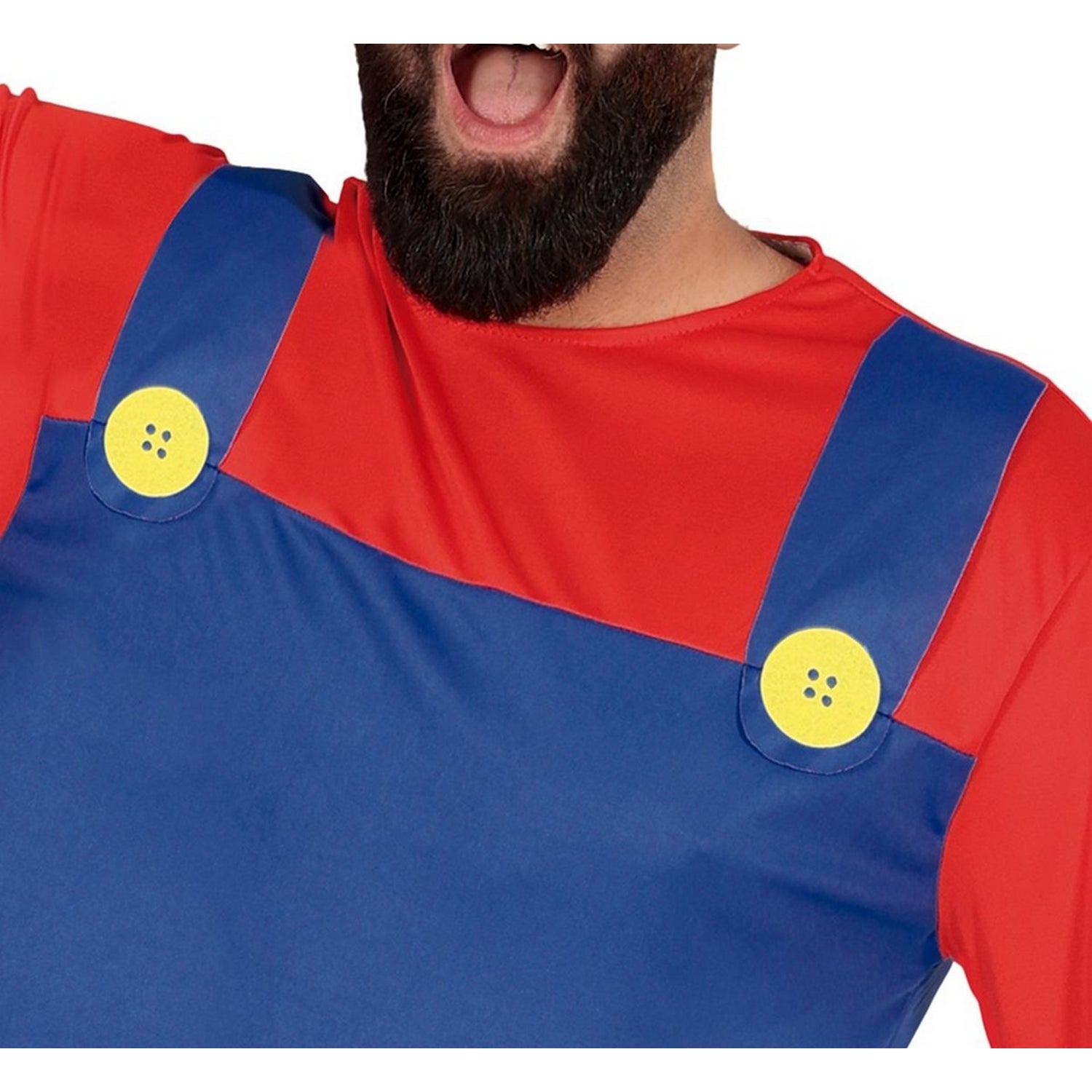 Red-Blue - Lifestyle - Fiestas Guirca Mens Train Driver Costume Set