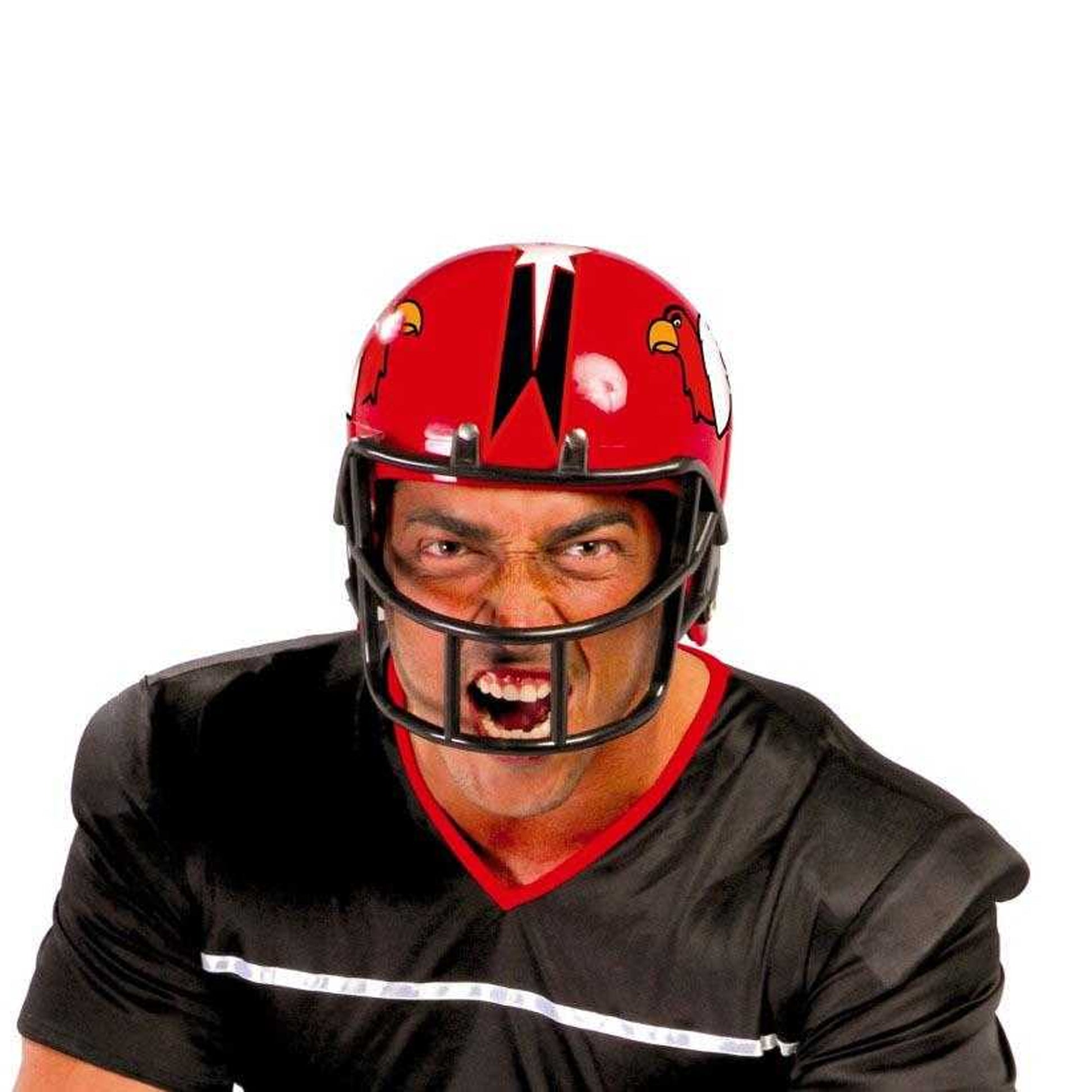 Red - Pack Shot - Fiestas Guirca Unisex Adult Eagle American Football Helmet