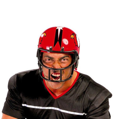Red - Pack Shot - Fiestas Guirca Unisex Adult Eagle American Football Helmet