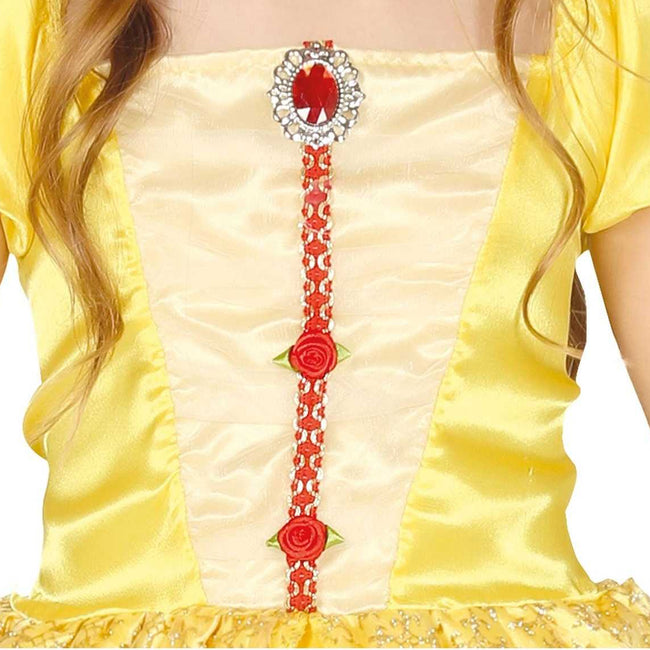 Yellow - Back - Fiestas Guirca Girls Princess Costume