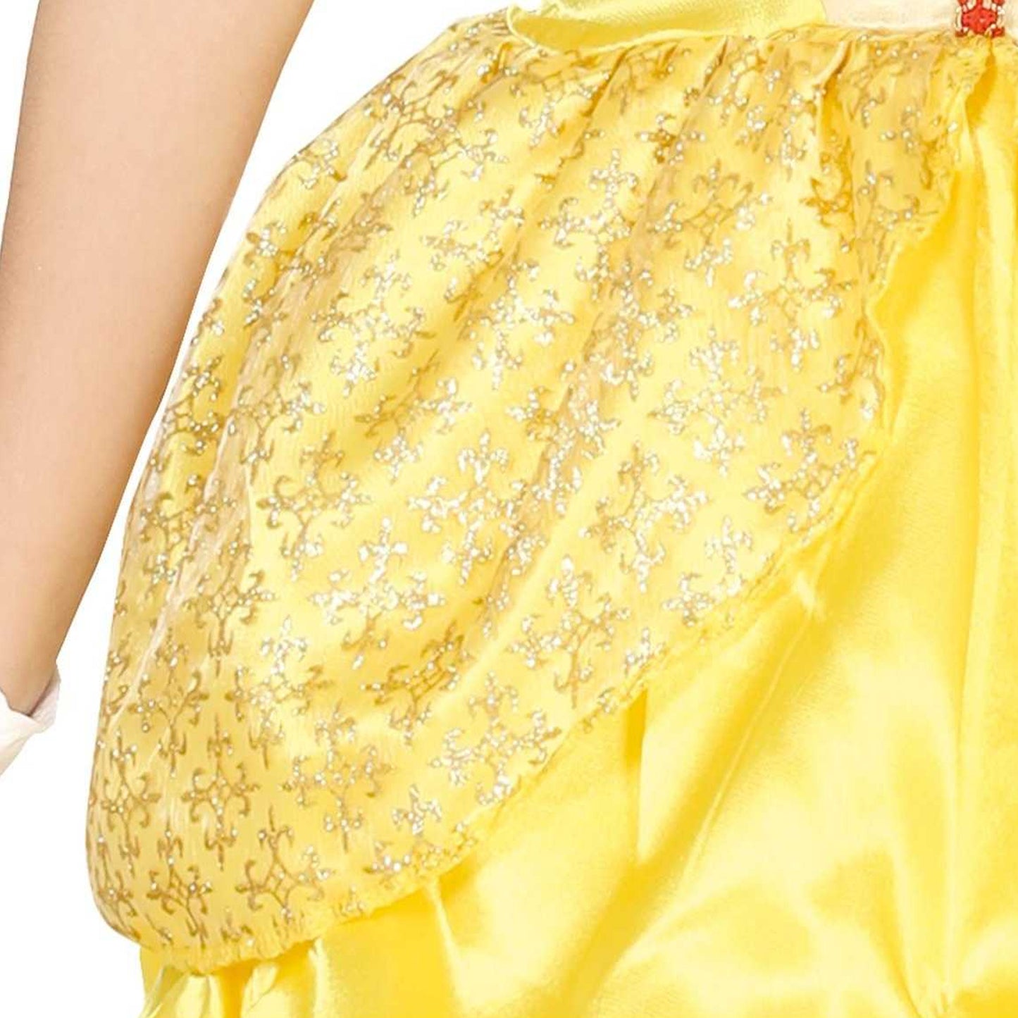 Yellow - Side - Fiestas Guirca Girls Princess Costume