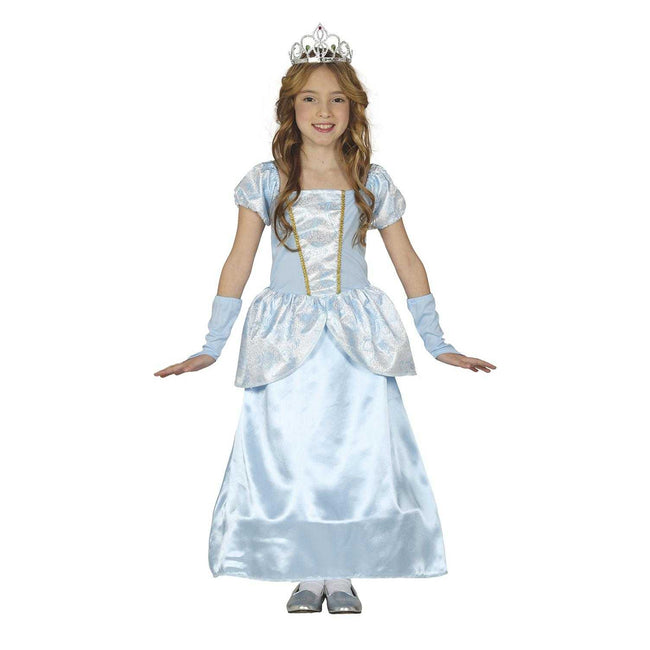 Blue - Front - Fiestas Guirca Girls Princess Costume
