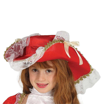White-Red - Back - Fiestas Guirca Girls Musketeer Costume Set