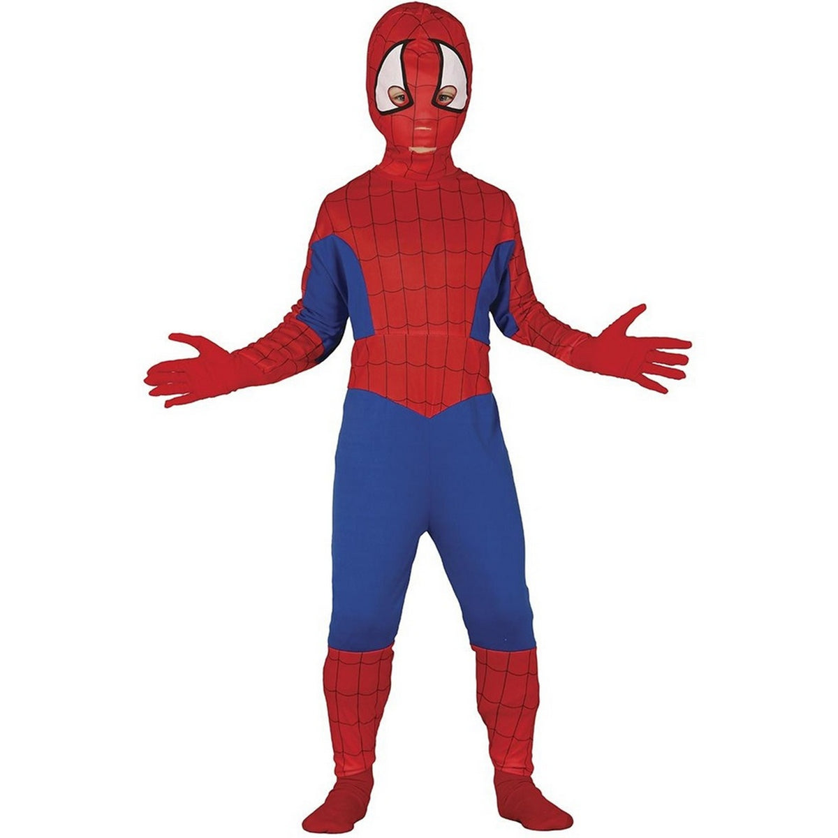 Red-Blue - Front - Fiestas Guirca Boys Spider Costume Set