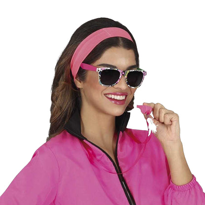 Pink - Side - Fiestas Guirca Ribbon Whistle Prop