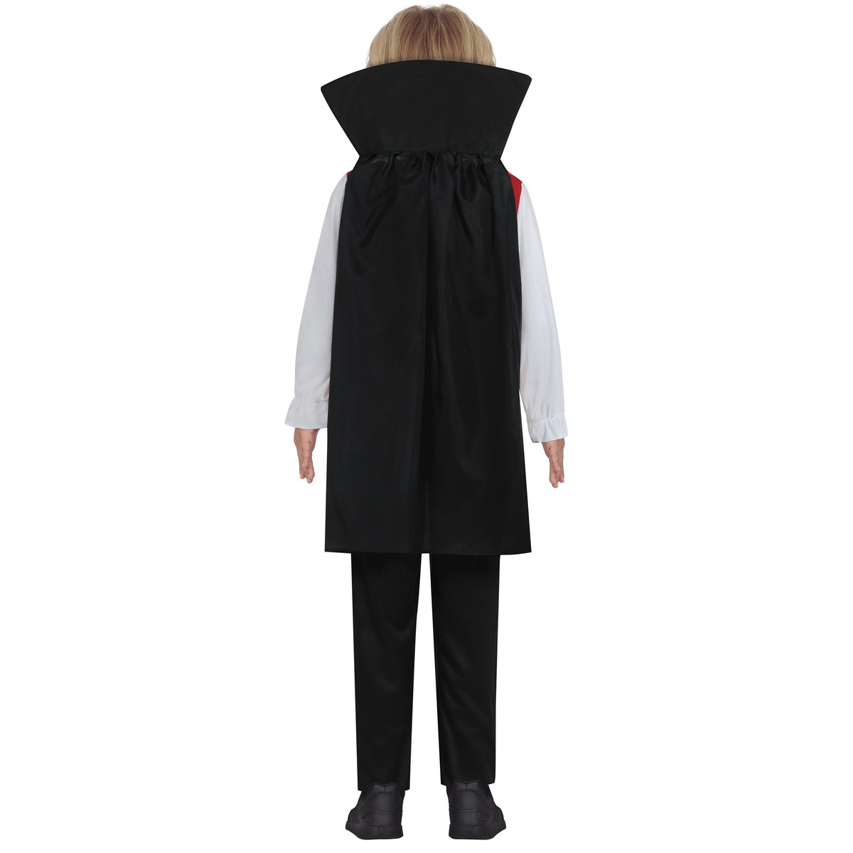 Red-Black - Back - Fiestas Guirca Childrens-Kids Vampire Costume