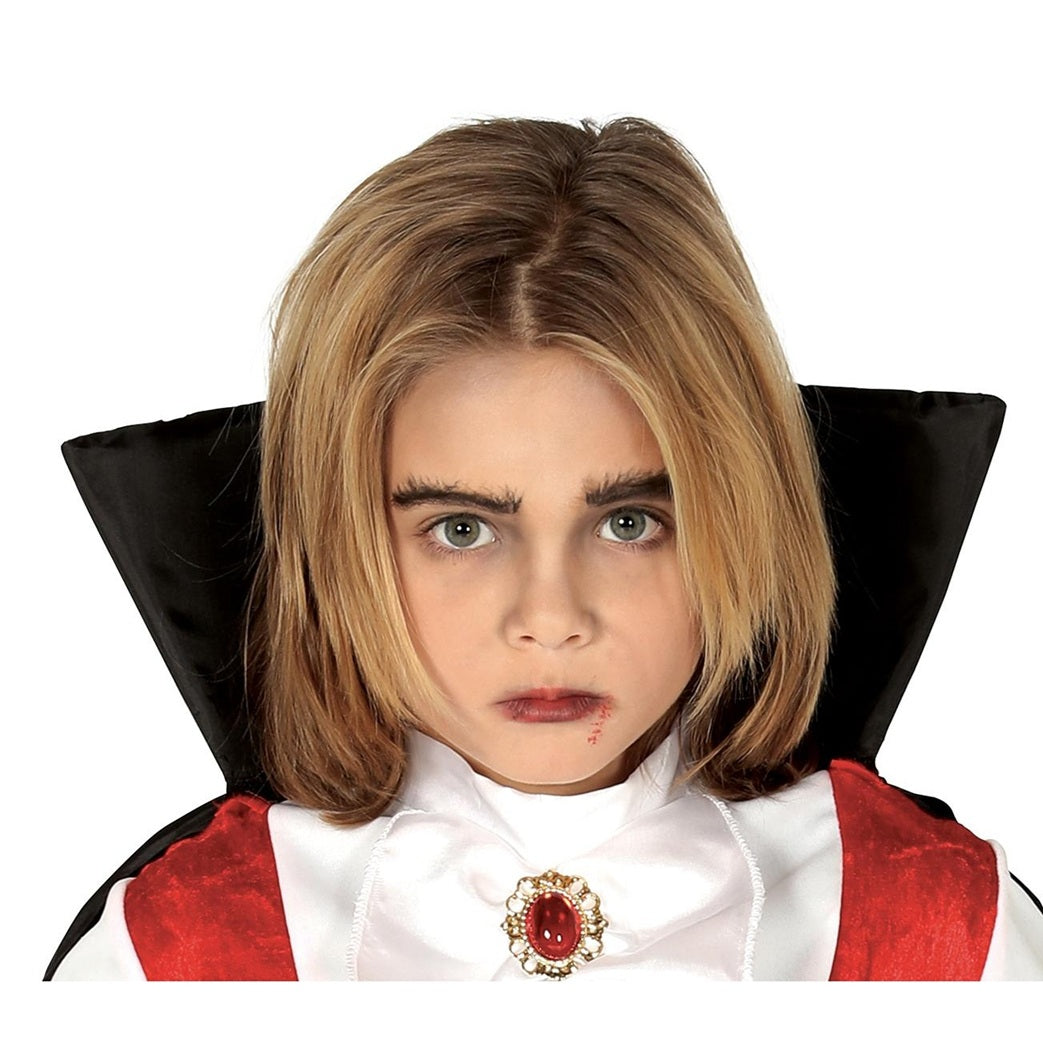 Red-Black - Side - Fiestas Guirca Childrens-Kids Vampire Costume