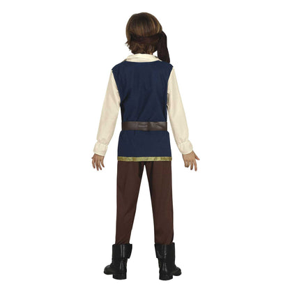 Brown-Beige - Back - Fiestas Guirca Boys Pirate Costume Set