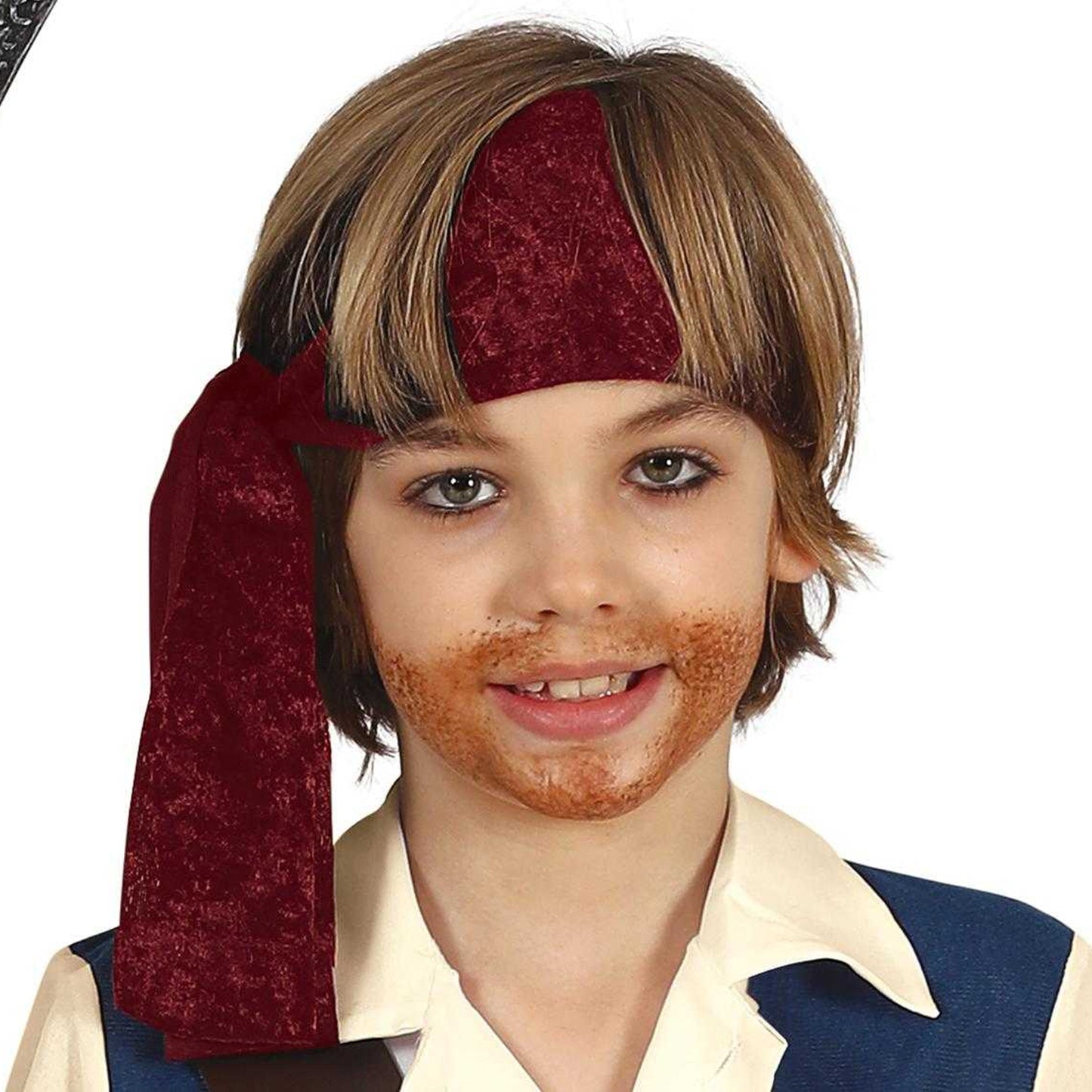 Brown-Beige - Side - Fiestas Guirca Boys Pirate Costume Set