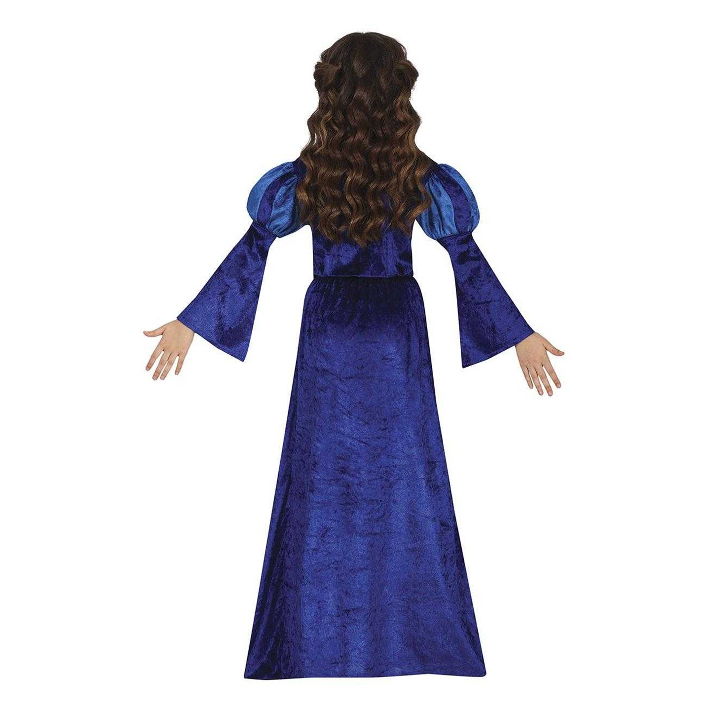 Blue - Back - Fiestas Guirca Girls Medieval Costume