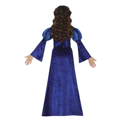 Blue - Back - Fiestas Guirca Girls Medieval Costume