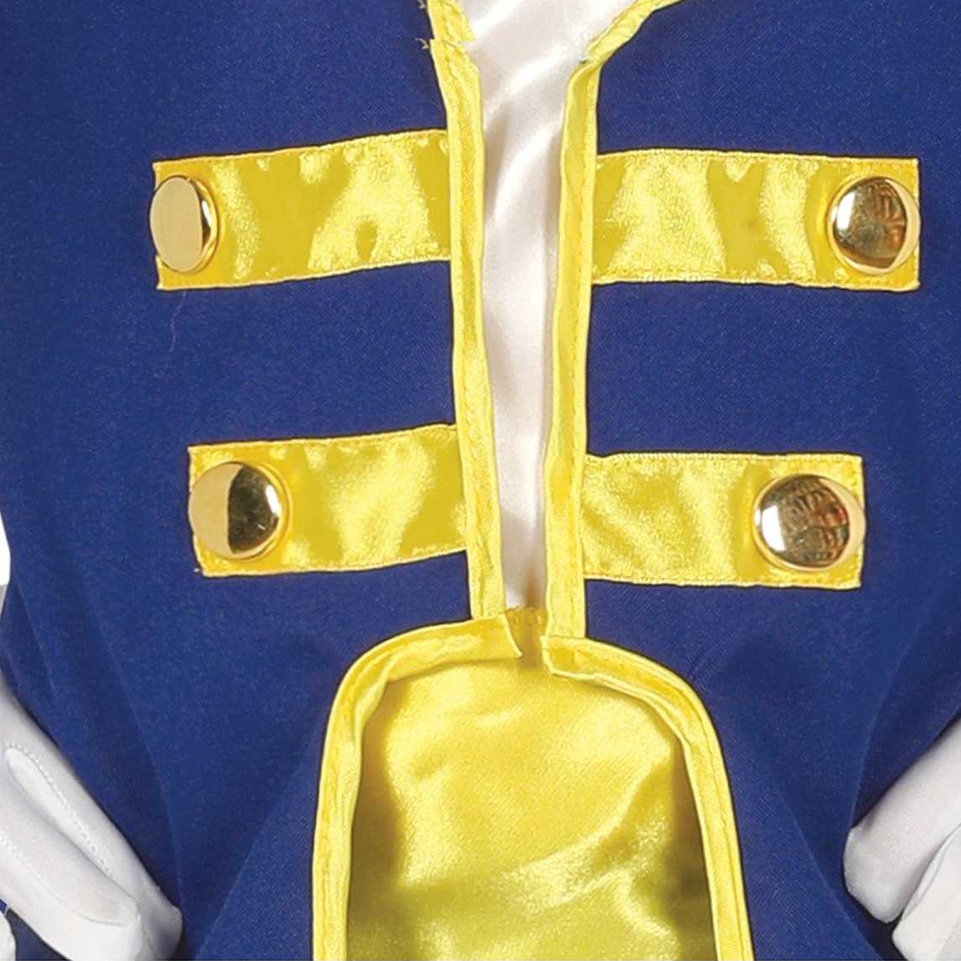 Blue-Gold - Back - Fiestas Guirca Childrens-Kids Monstrous Enchanted Princess Costume