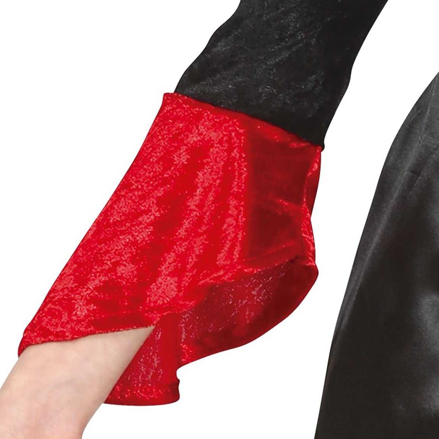 Black-Burgundy - Side - Fiestas Guirca Girls Vampiress Costume