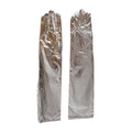 Silver - Front - Fiestas Guirca Womens-Ladies Metallic Gloves