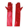 Red - Front - Fiestas Guirca Womens-Ladies Metallic Gloves