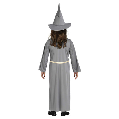 Grey - Back - Fiestas Guirca Childrens-Kids The Magician Costume