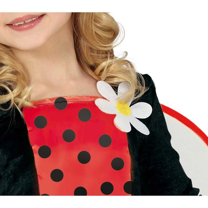 Red-Black - Side - Fiestas Guirca Girls Ladybird Costume Set