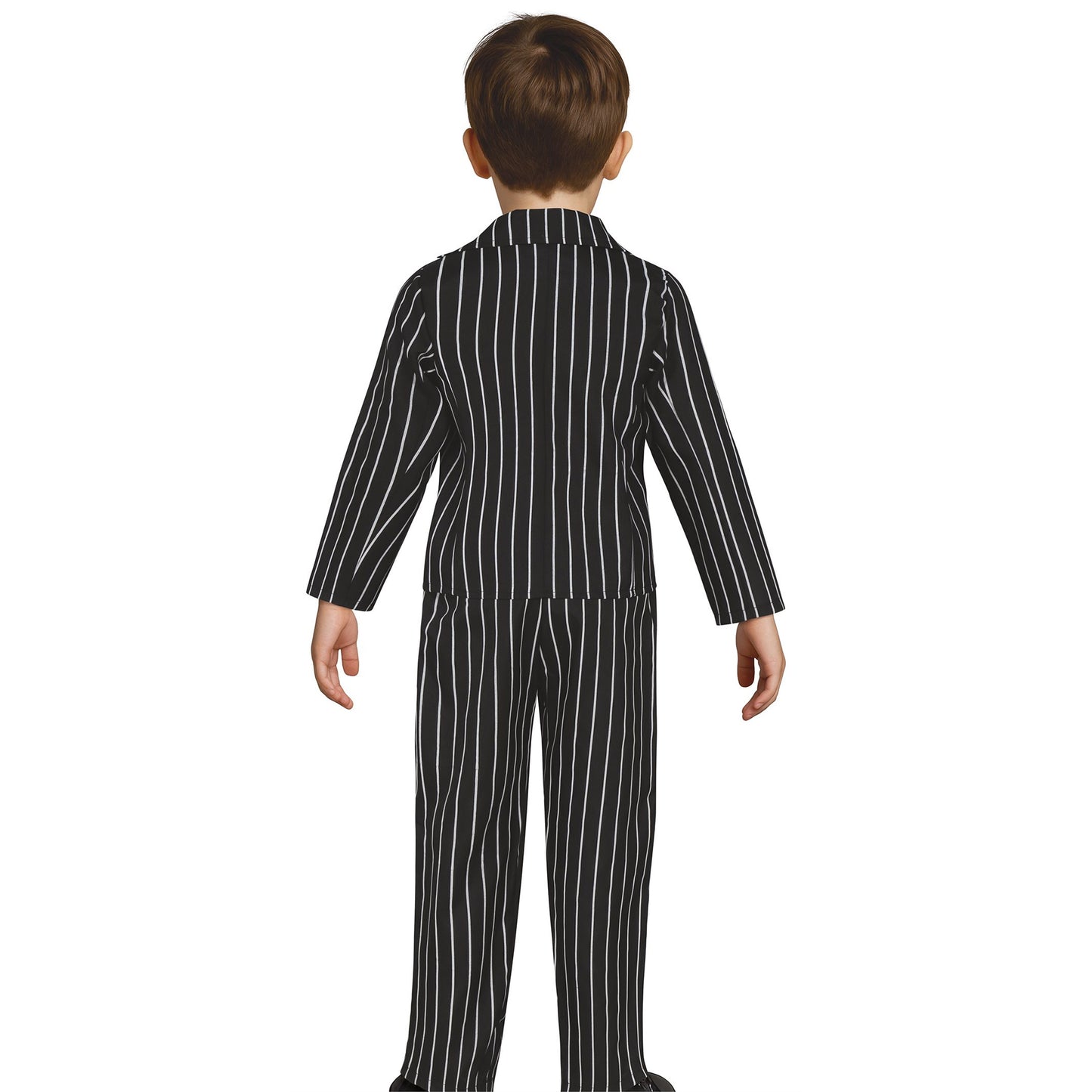 Black-White - Back - Fiestas Guirca Boys Gangster Costume Set