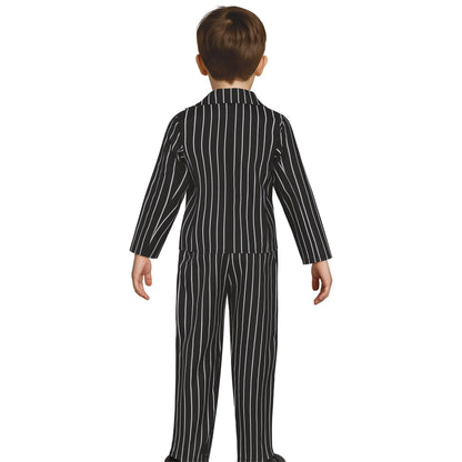 Black-White - Back - Fiestas Guirca Boys Gangster Costume Set