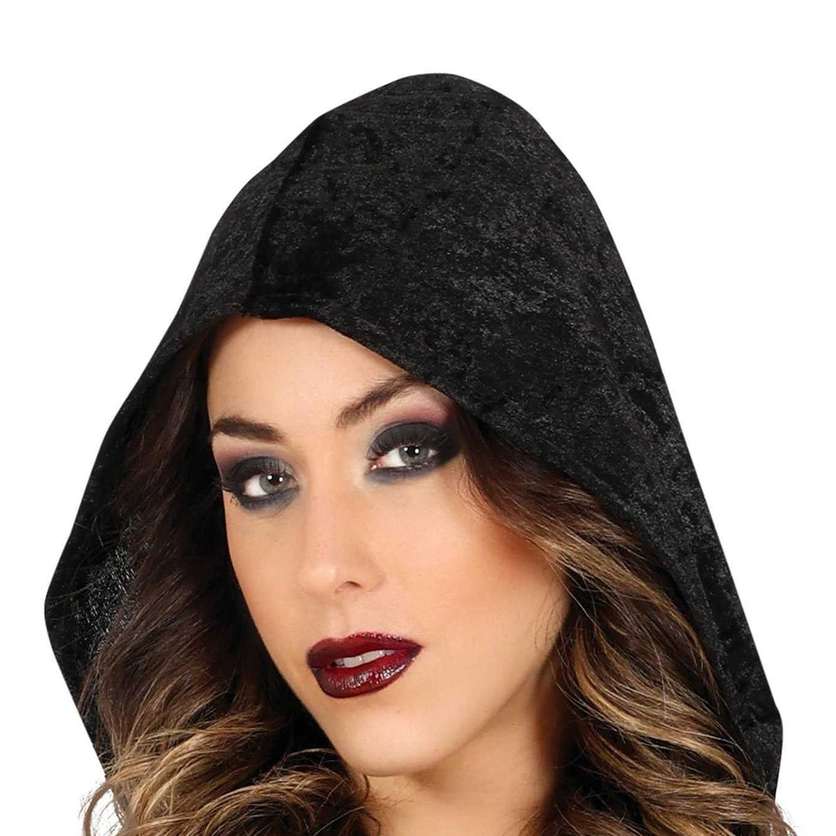 Black-Grey - Side - Fiestas Guirca Womens-Ladies Soul Hunter Costume Set