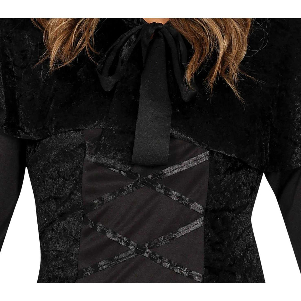 Black-Grey - Lifestyle - Fiestas Guirca Womens-Ladies Soul Hunter Costume Set