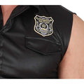 Black-Black - Front - Fiestas Guirca Mens Mr Sexy Police Costume Set