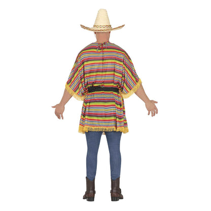 Multicoloured - Back - Fiestas Guirca Mens Tequila Man Costume Set