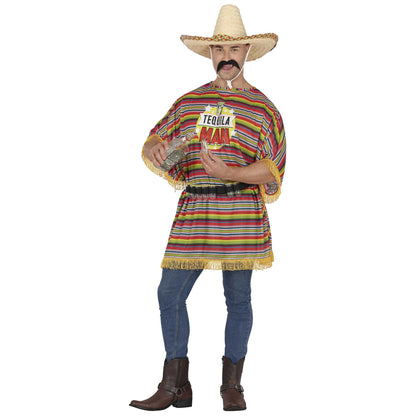 Multicoloured - Pack Shot - Fiestas Guirca Mens Tequila Man Costume Set