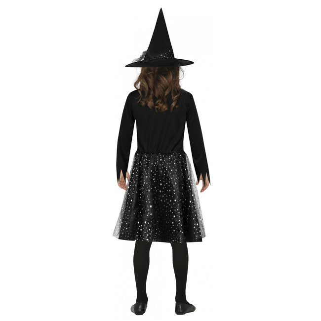 Black - Back - Fiestas Guirca Childrens-Kids Star Witch Costume