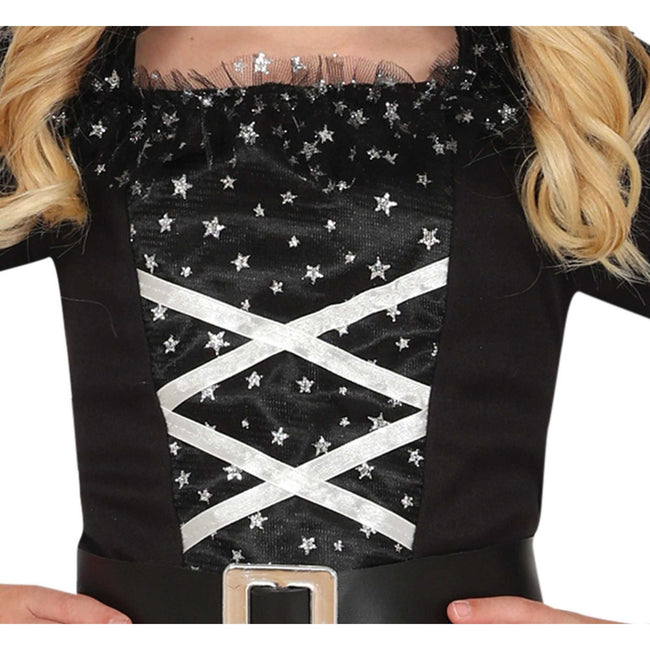 Black - Lifestyle - Fiestas Guirca Childrens-Kids Star Witch Costume