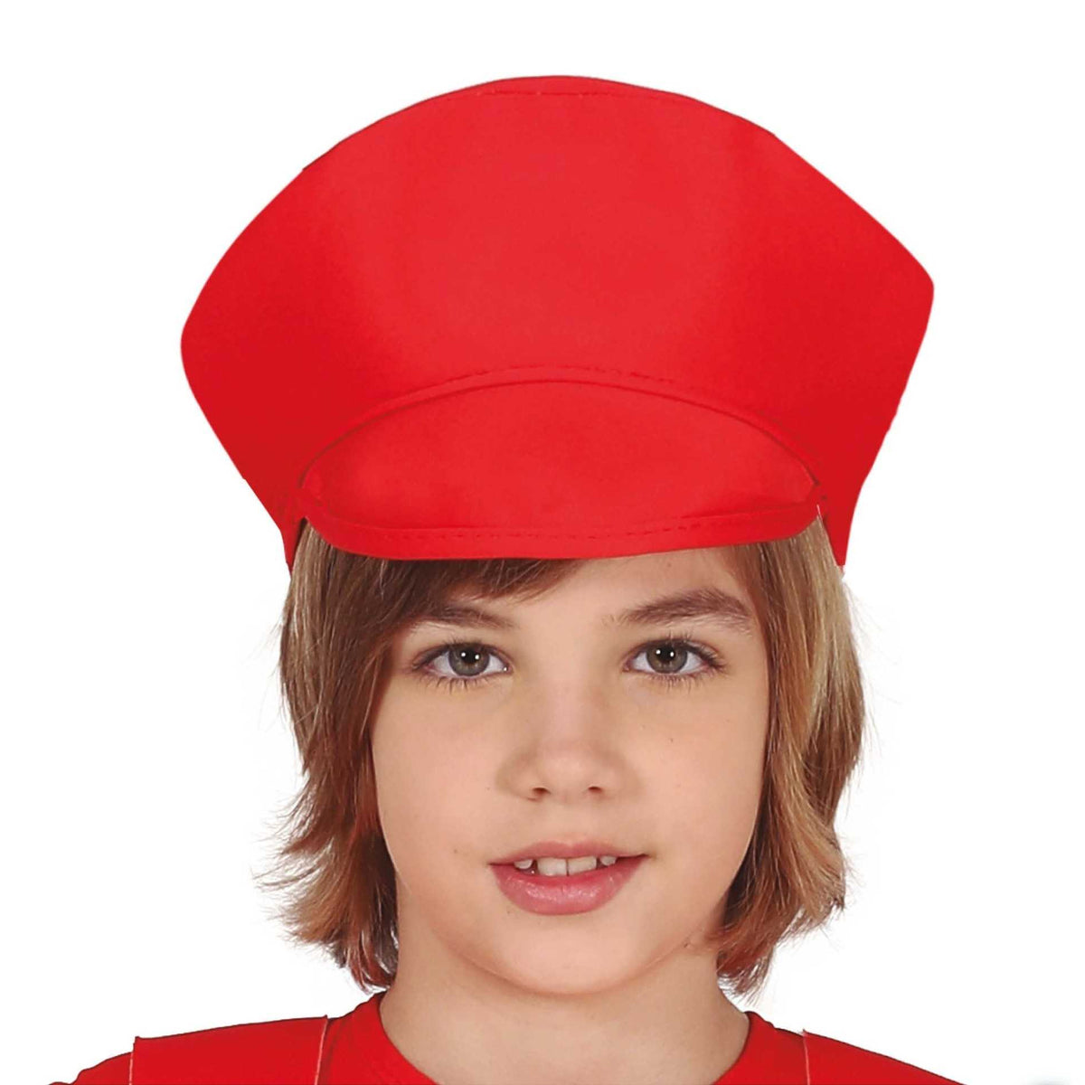 Red-Red-Blue-Blue - Side - Fiestas Guirca Childrens-Kids Train Driver Costume Set