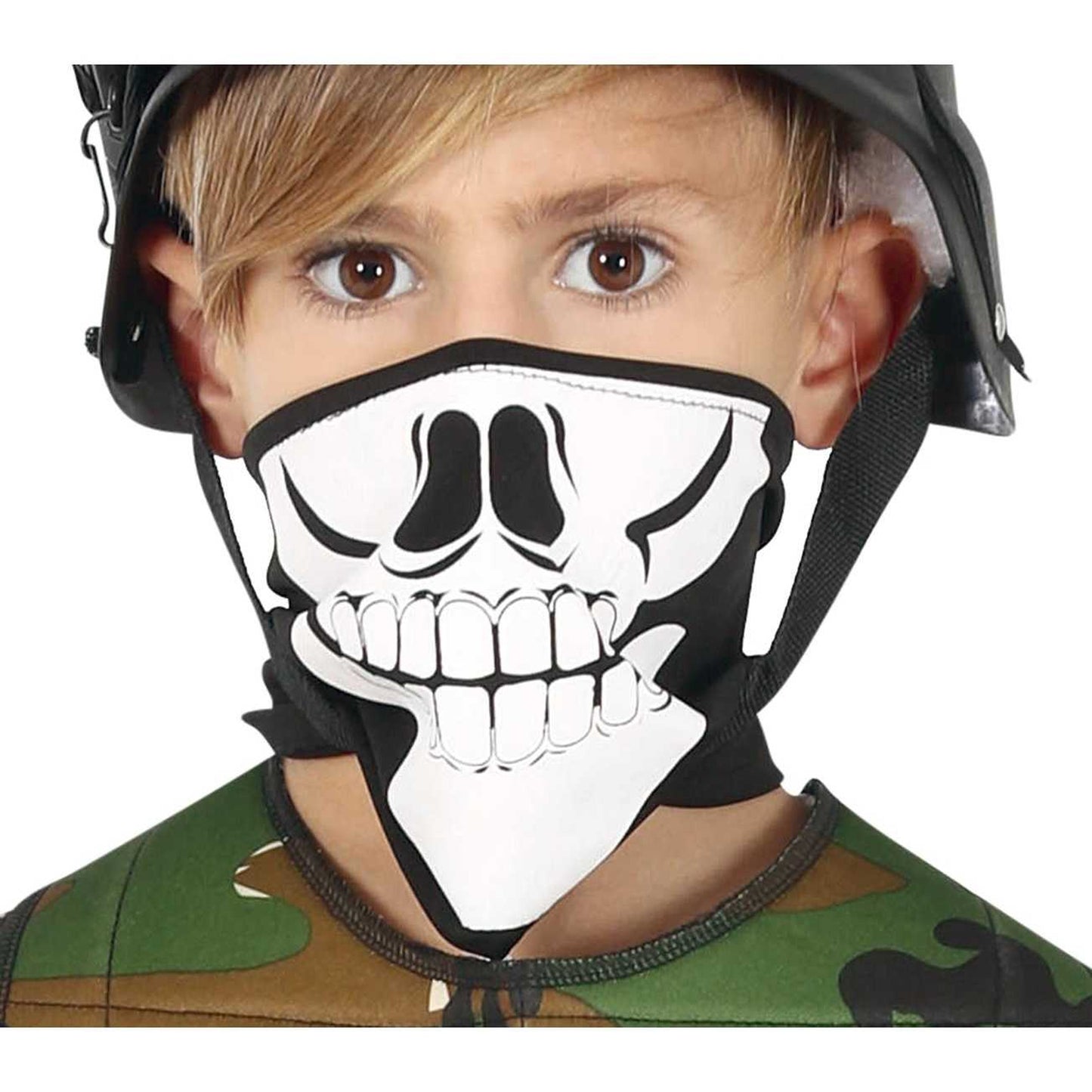 Green - Side - Fiestas Guirca Childrens-Kids Soldier Costume Set
