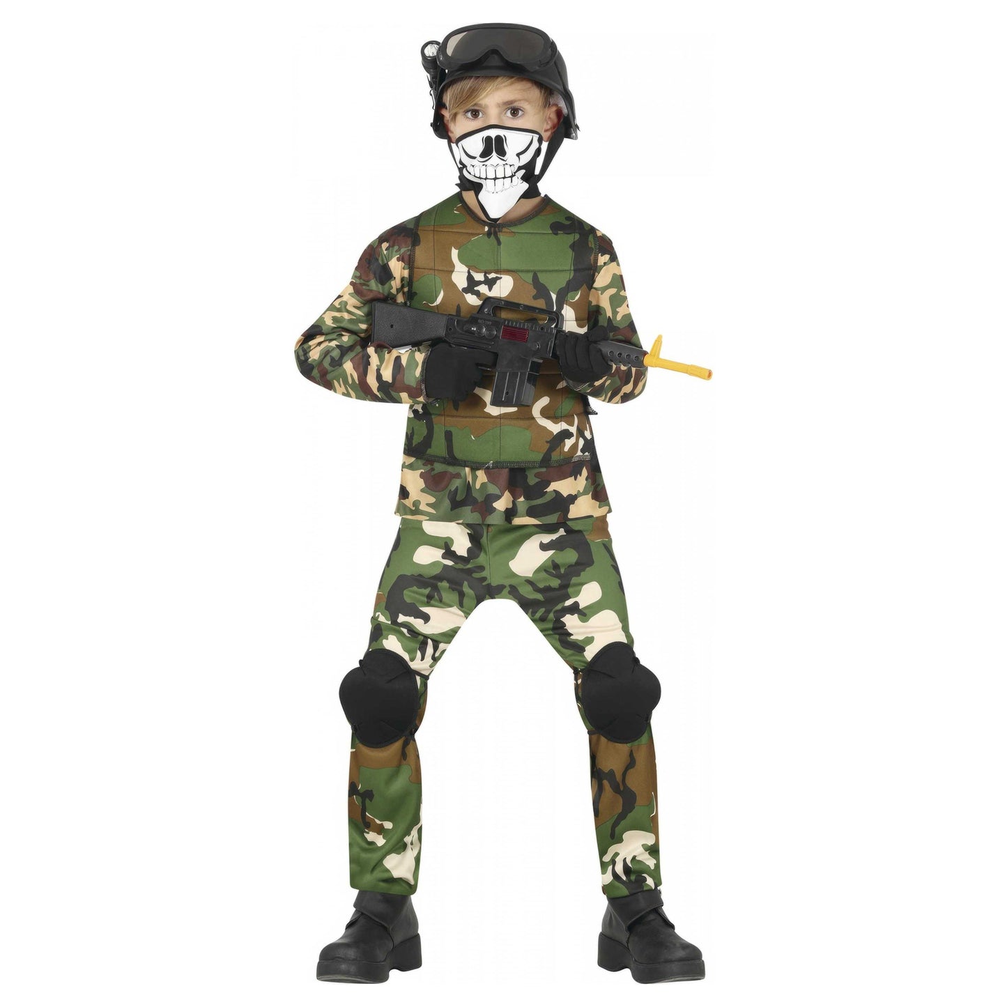 Green - Front - Fiestas Guirca Childrens-Kids Soldier Costume Set