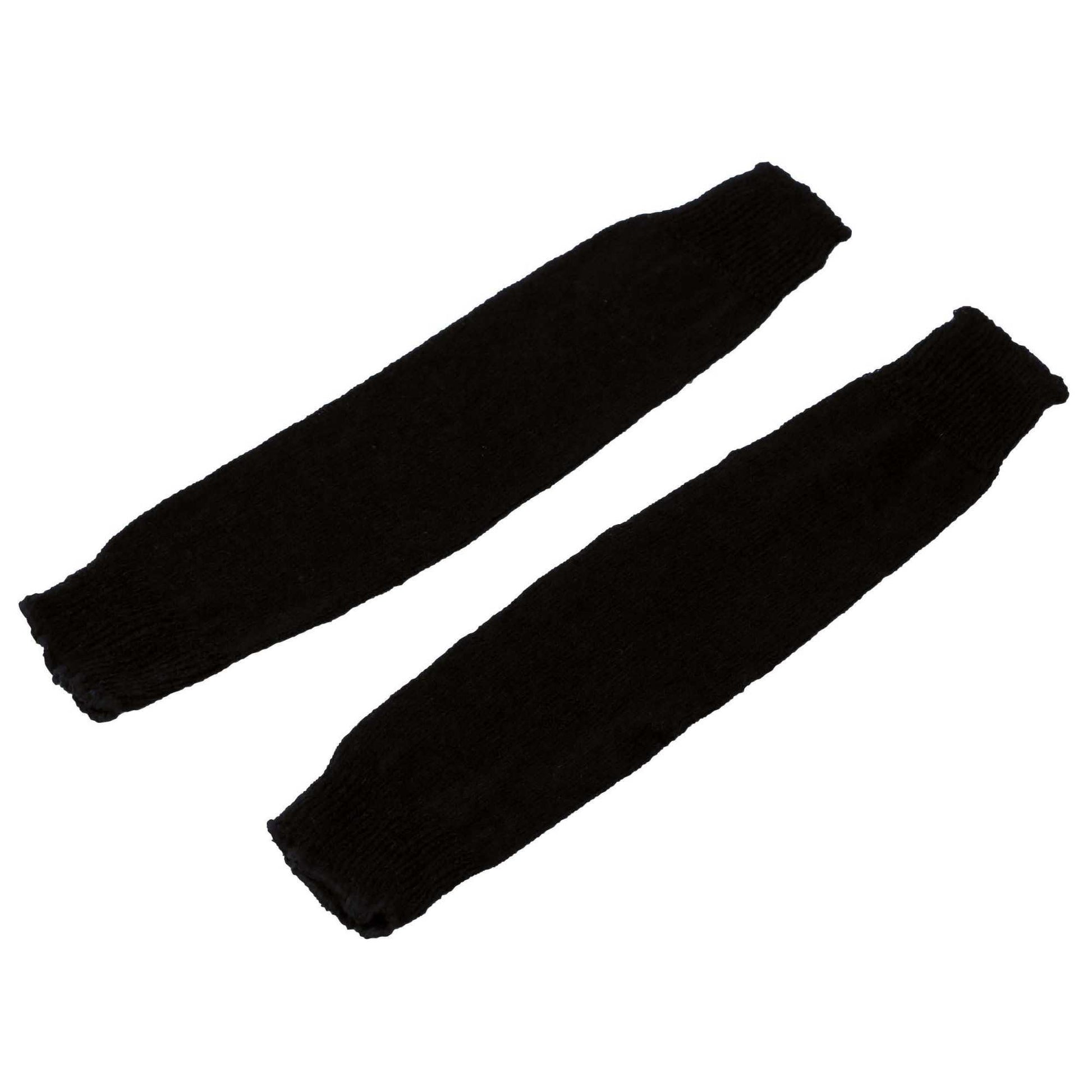 Black - Back - Fiestas Guirca Womens-Ladies Leg Warmers