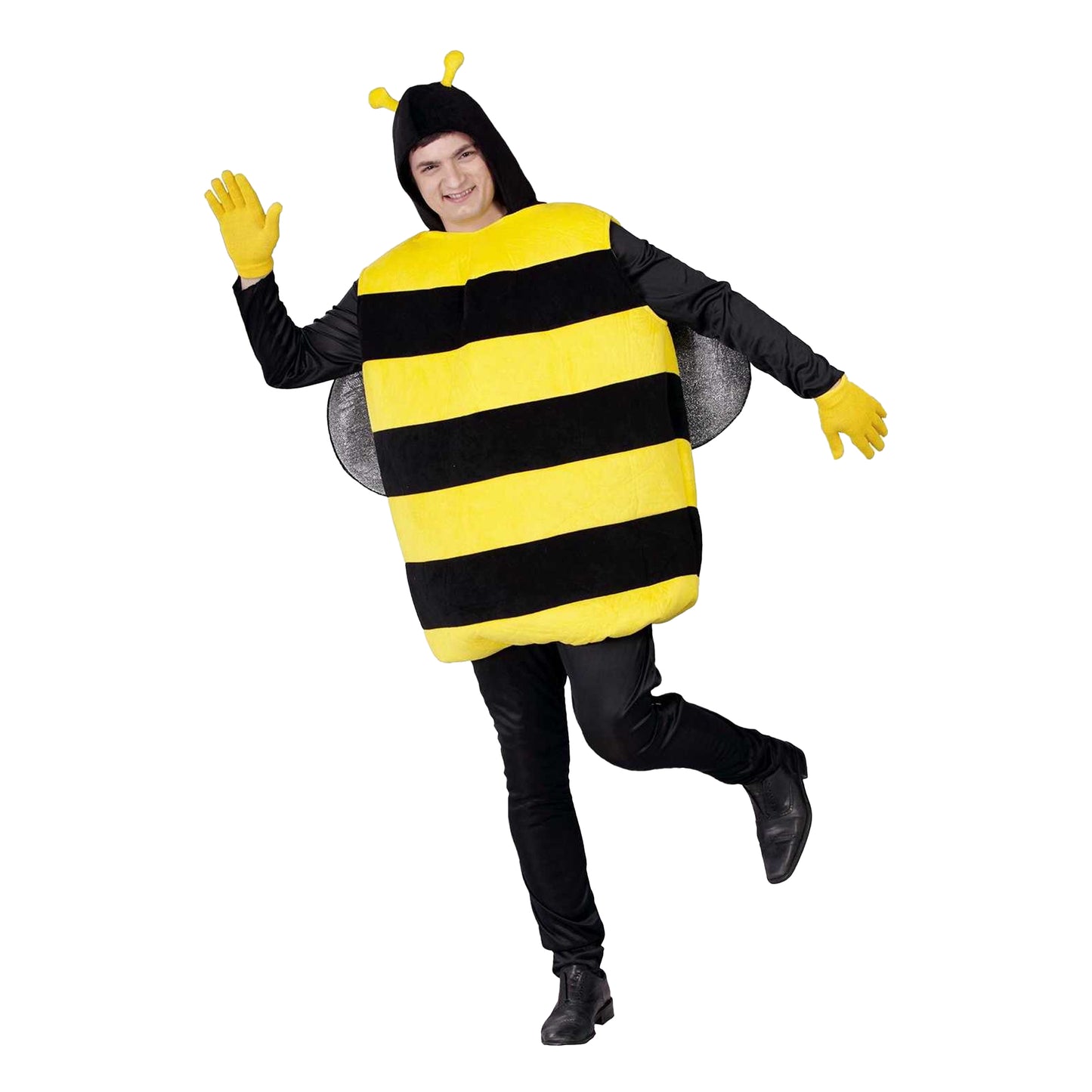 Black-Yellow - Front - Fiestas Guirca Mens Bumblebee Costume Set