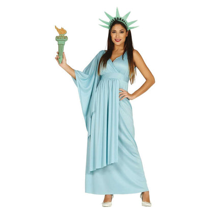 Blue Green - Front - Fiestas Guirca Womens-Ladies Statue of Liberty Costume