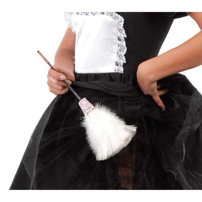 White - Back - Fiestas Guirca Feather Duster