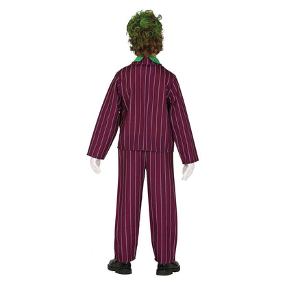 Lilac - Back - Fiestas Guirca Boys Crazy Villain Costume Set