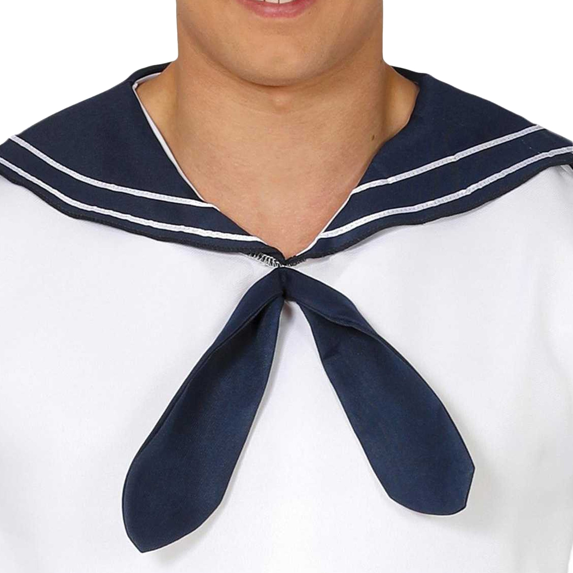 White - Lifestyle - Fiestas Guirca Mens Sailor Costume Set