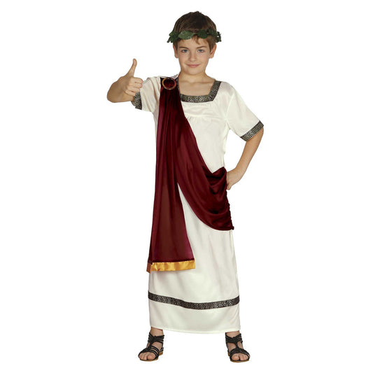 Burgundy-Beige - Front - Fiestas Guirca Boys Roman Costume Set