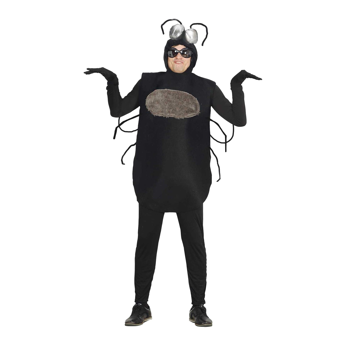 Black - Front - Fiestas Guirca Mens Fly Costume Set