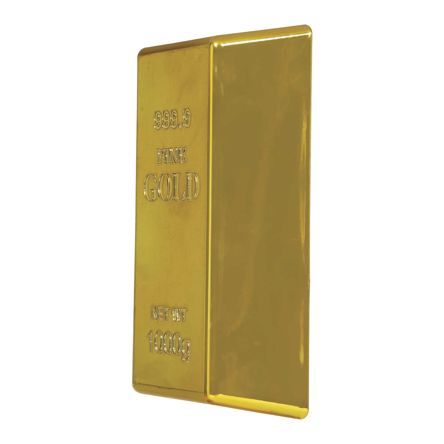 Gold - Side - Fiestas Guirca Gold Bar Costume Prop
