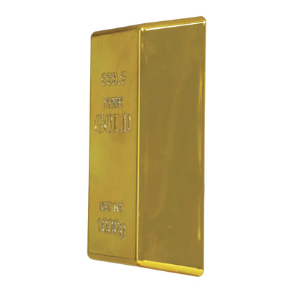 Gold - Side - Fiestas Guirca Gold Bar Costume Prop