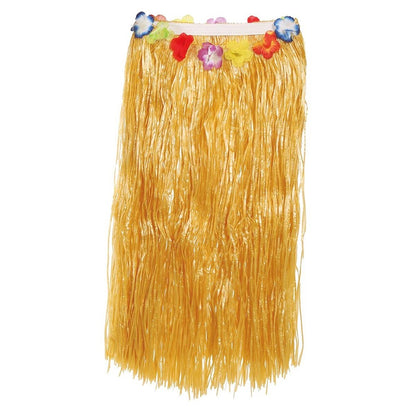 Beige - Front - Fiestas Guirca Womens-Ladies Hawaiian Flowers Costume Skirt