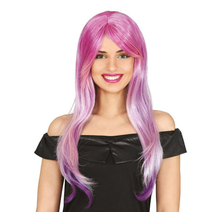 Lilac - Front - Fiestas Guirca Womens-Ladies Long Wig