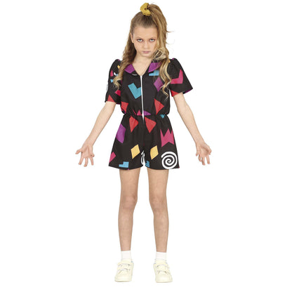 Black-Multicoloured - Front - Fiestas Guirca Girls Telepathic Costume